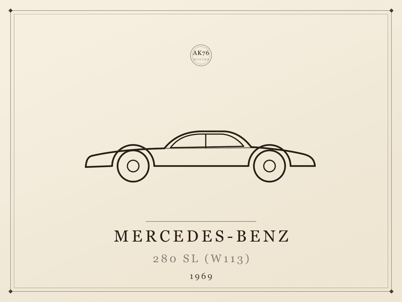 Mercedes-Benz 280 SL „Pagode" — Platzhalterabbildung